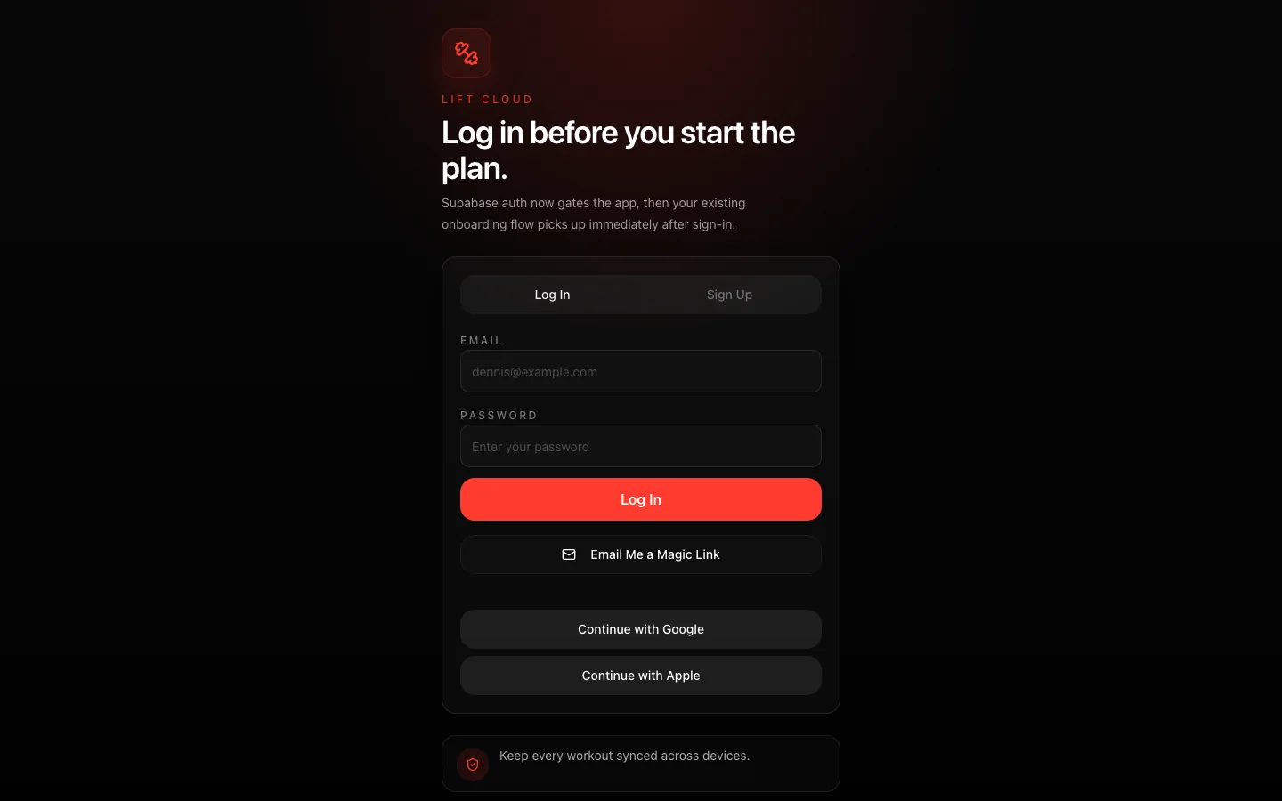 Screenshot van Lift - Niche product waarmee je ziet hoe snel je met AI een concreet digitaal concept kunt testen.